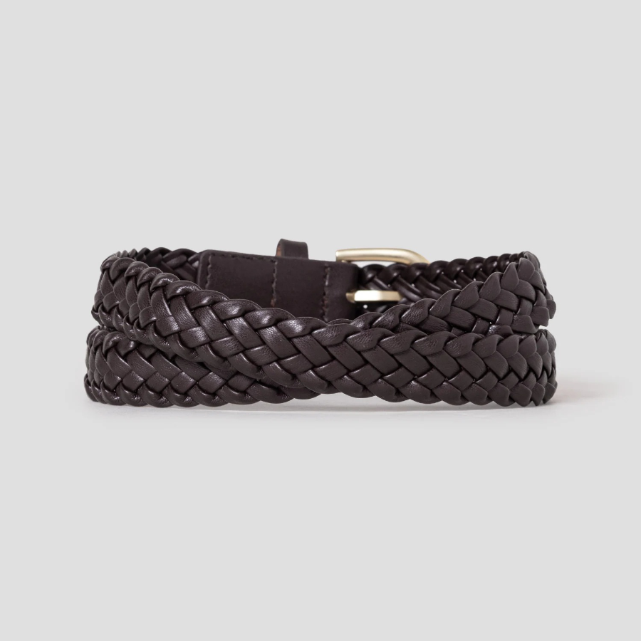 8 seconds 25mm Webbing Belt - Brown
