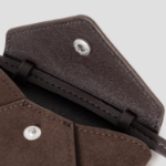 8 seconds Card Wallet Layered Belt - Brown