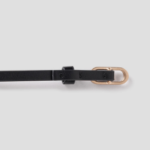 8 seconds 8mm Ring Buckle Belt - Black