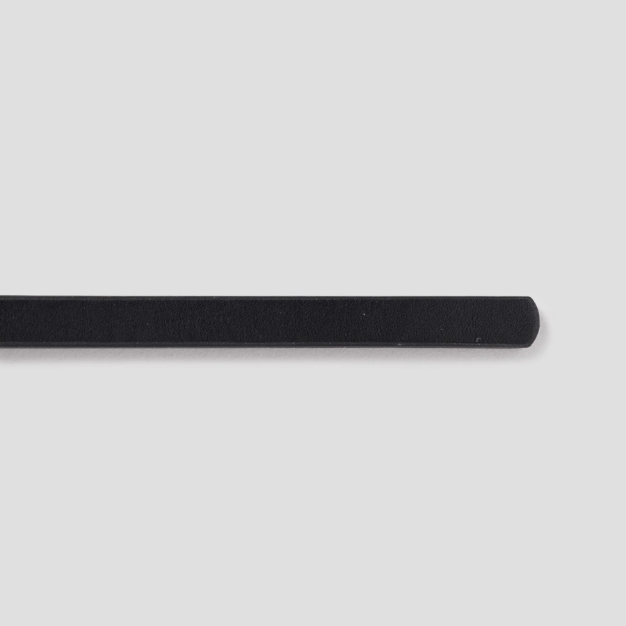 8 seconds 8mm Ring Buckle Belt - Black