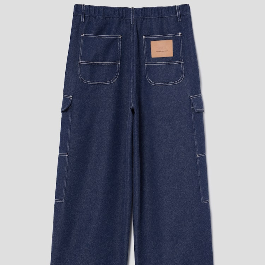 ami (Unisex) Ws Worker Baggy Pants – Marine