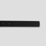 8 seconds 25mm Square Ring Buckle Belt — Black