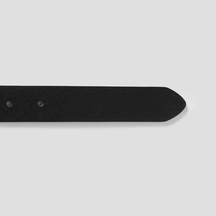 8 seconds 30mm Round Buckle Belt — Black