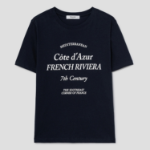 8 seconds Graphic Short Sleeve T-shirt — Navy