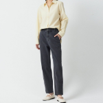 JAJU Cotton Poplin Long Sleeve Shirt – Yellow