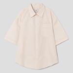 ami Adc Tonal Boxy Fit Sl Shirt – Cream