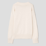 ami Ami Embroidered Cardigan – Cream