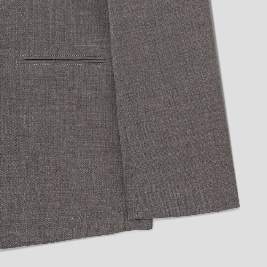 Theory Men Motion Wool Clinton Jacket - Walnut Melange