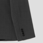 Theory Men Motion Wool Boxy Blazer Jacket - Charcoal Melange