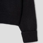ami Intarsia Adc Cardigan – Black