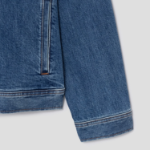 Theory Men Beryl Denim City Trucker Jacket - Mid Blue