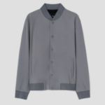Theory Men Precision Ponte Murphy Jacket - Soft Grey