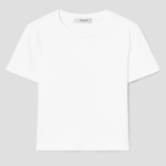 8 seconds Cropped Short Sleeve T-Shirt — White
