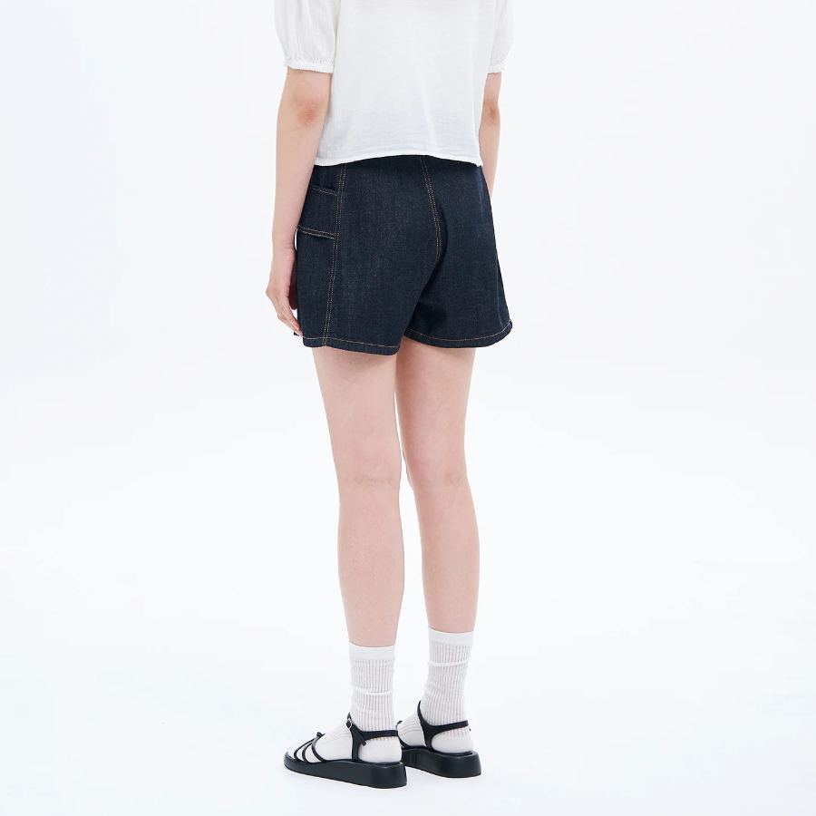 8 seconds Denim Wrap Skort — Navy