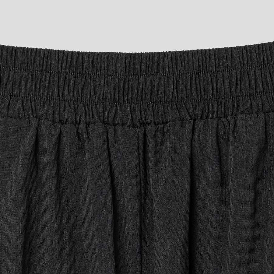 8 seconds Ribbon Detail Fluid Shorts — Black