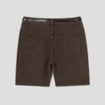 8 seconds Belted Bermuda Pants — Brown