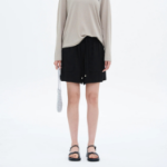 8 seconds Stripe Cotton Shorts — Sky Blue