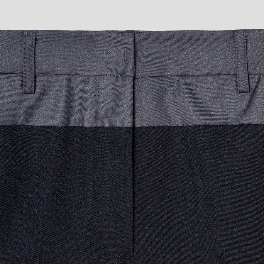 8 seconds Color-Block Bermuda — Navy