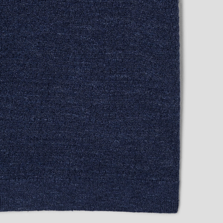 Theory Men Pacific Linen Brenan Polo Sweater - Baltic