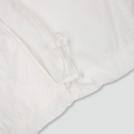 JAJU Hooded Short Jumper – White