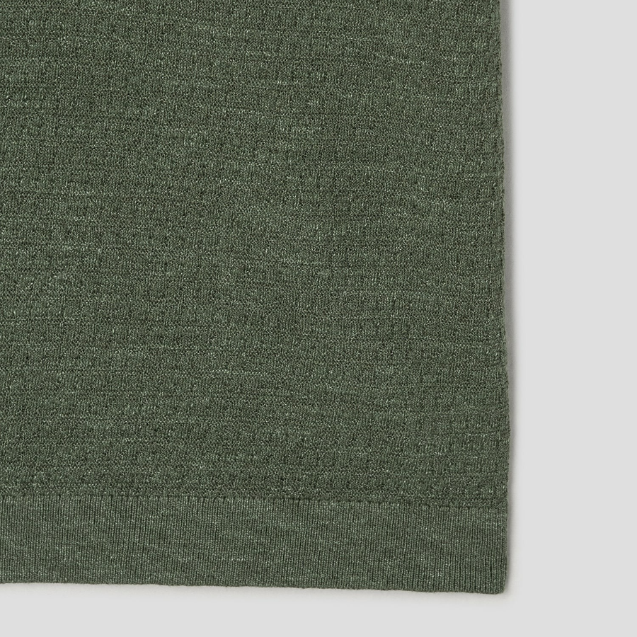 Theory Men Pacific Linen Brenan Polo Sweater - Orchard