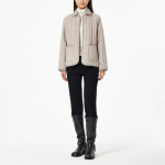JAJU Corduroy Collar Jacket – Beige