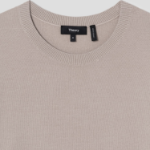 Theory Men Light Bilen Riland Grid Sweater - Earl Grey