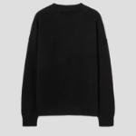ami Intarsia Adc Sweater – Black