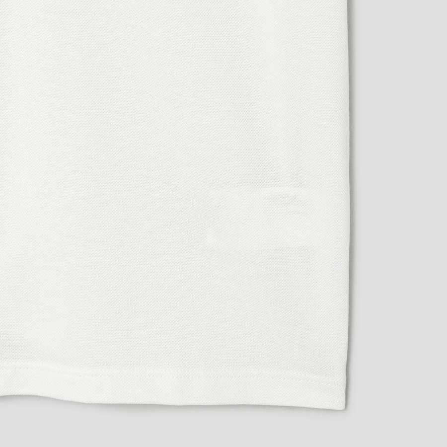 Theory Men Cotton Pique Precise Polo Tee - Ivory