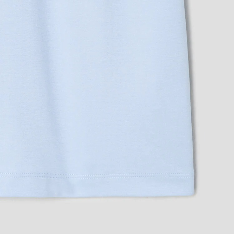 Theory Men Clinton Knit Relaxed Polo Tee - Clear Sky