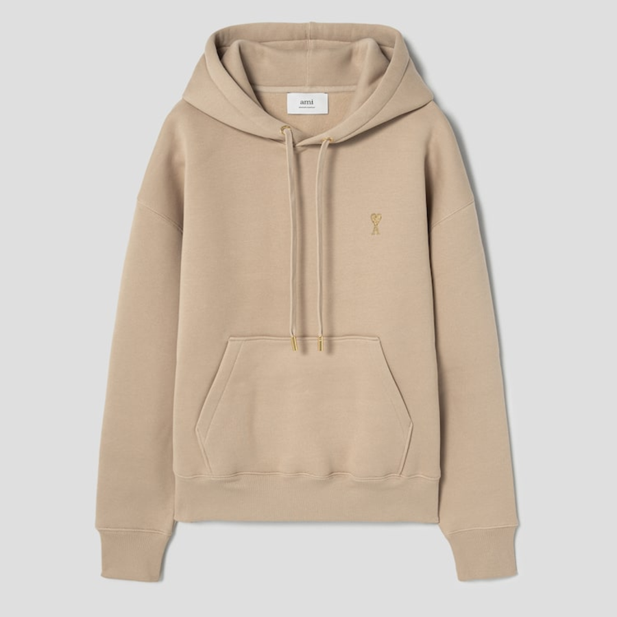 ami (Unisex) Gold Adc Hoodie – Sand