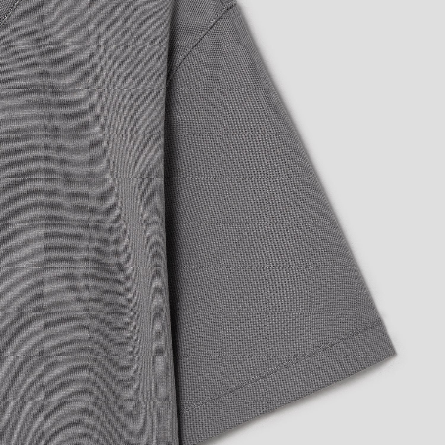 Theory Men Relay Jersey Ryder Tee - Soft Grey