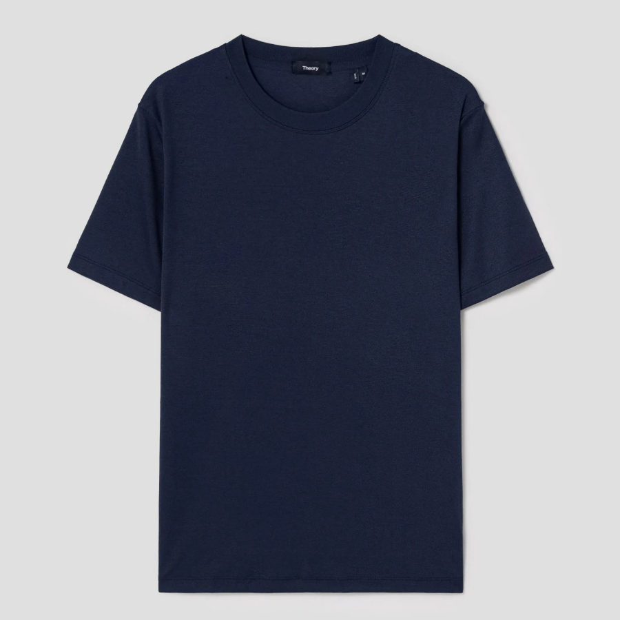 Theory Men Anemone Milano Sarior Tee - Baltic