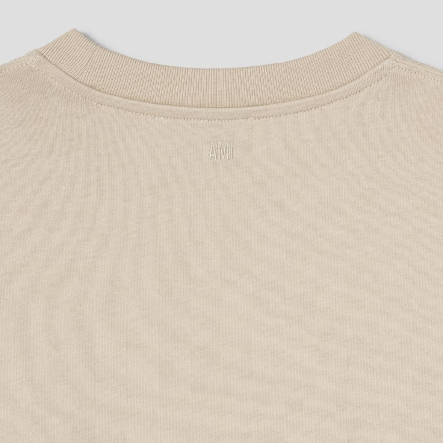 ami (Unisex) Embossed Adc T-shirt – Gingembre/725
