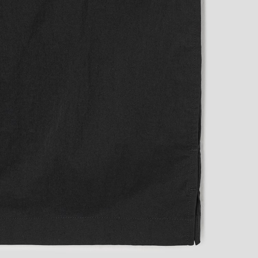 Theory Men Nylon Texture Cillian Short Sleeve Shirt - Black