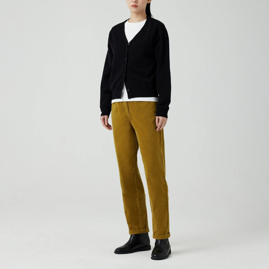 JAJU V-Neck Cardigan – Black