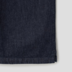 Theory Men Summer Denim Noll Short Sleeve Shirt - Dark Wash