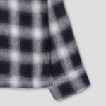 Theory Men Ombre Check Lt Shirt - Baltic Multi