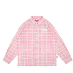 ICEBISCUIT Junior IB Heart Print Layered Check Shirt_IB51SH520