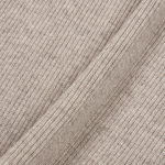 JAJU Ribbed Turtleneck Knit – Beige
