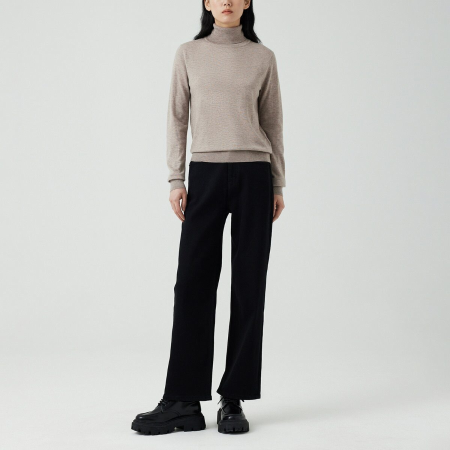 JAJU Turtleneck Knit – Beige