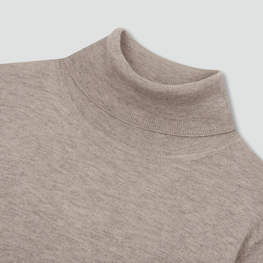 JAJU Turtleneck Knit – Beige