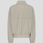 AMI (Unisex) Ami Zipped Windbreaker – Beige