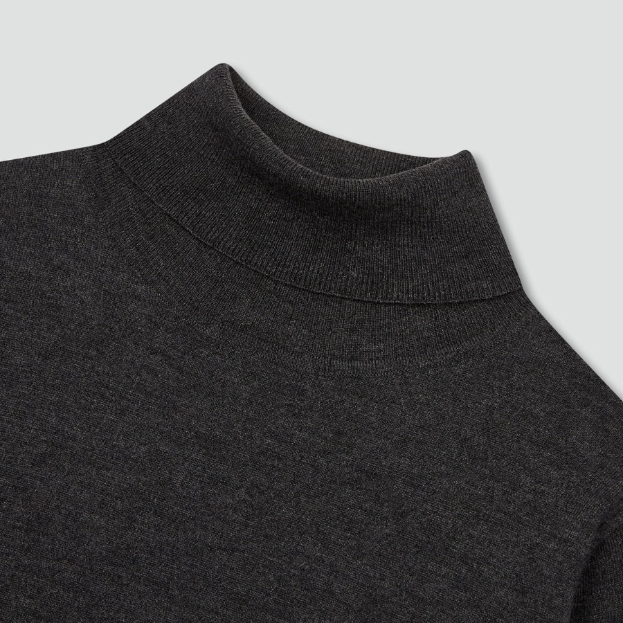 JAJU Turtleneck Knit – Charcoal