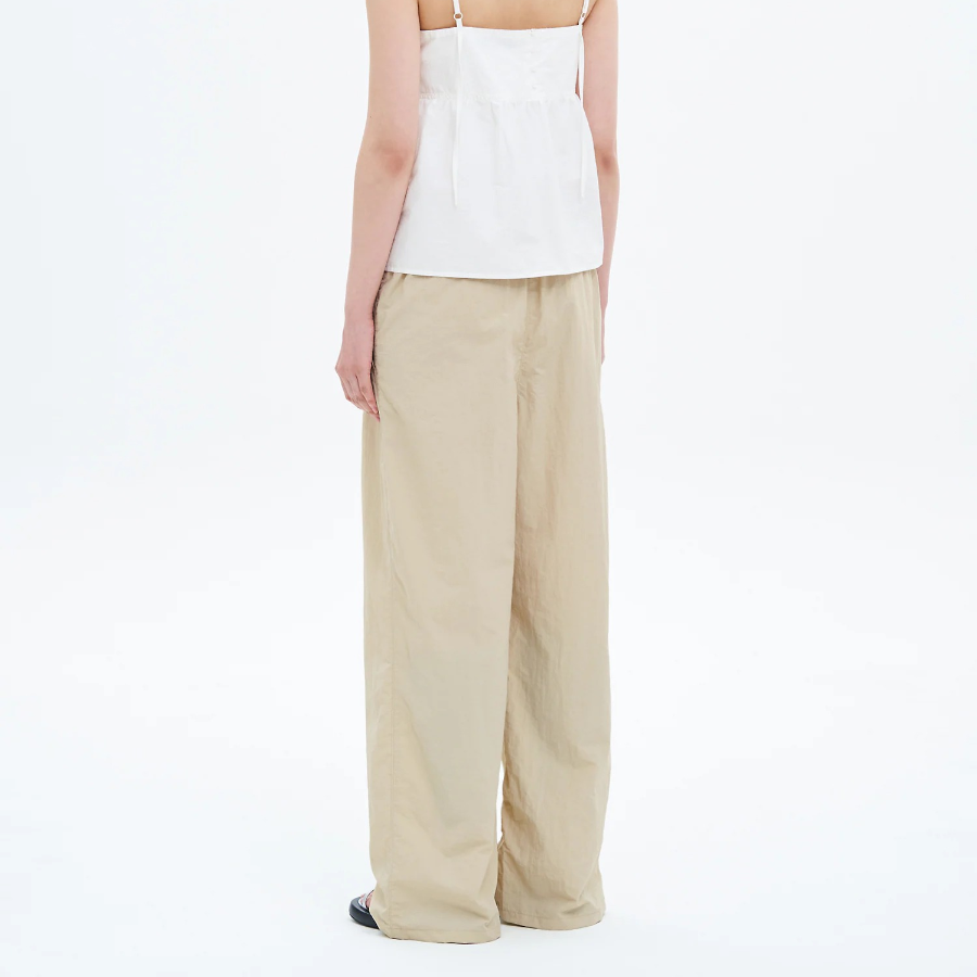 8 seconds Nylon Banding Pants — Beige
