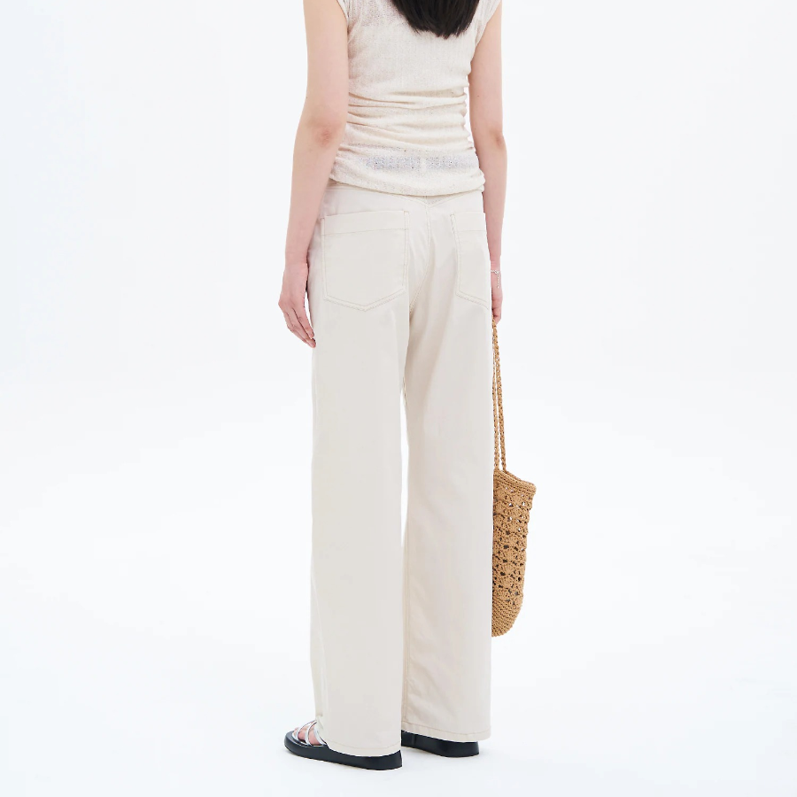 8 seconds Texture Pants — Ivory