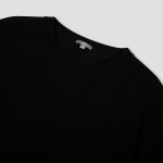 JAJU Washable Short Sleeve Knit – Black