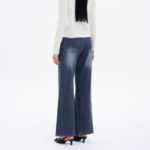 8 seconds Inseam Cut Bootcut Lightweight Denim — Blue