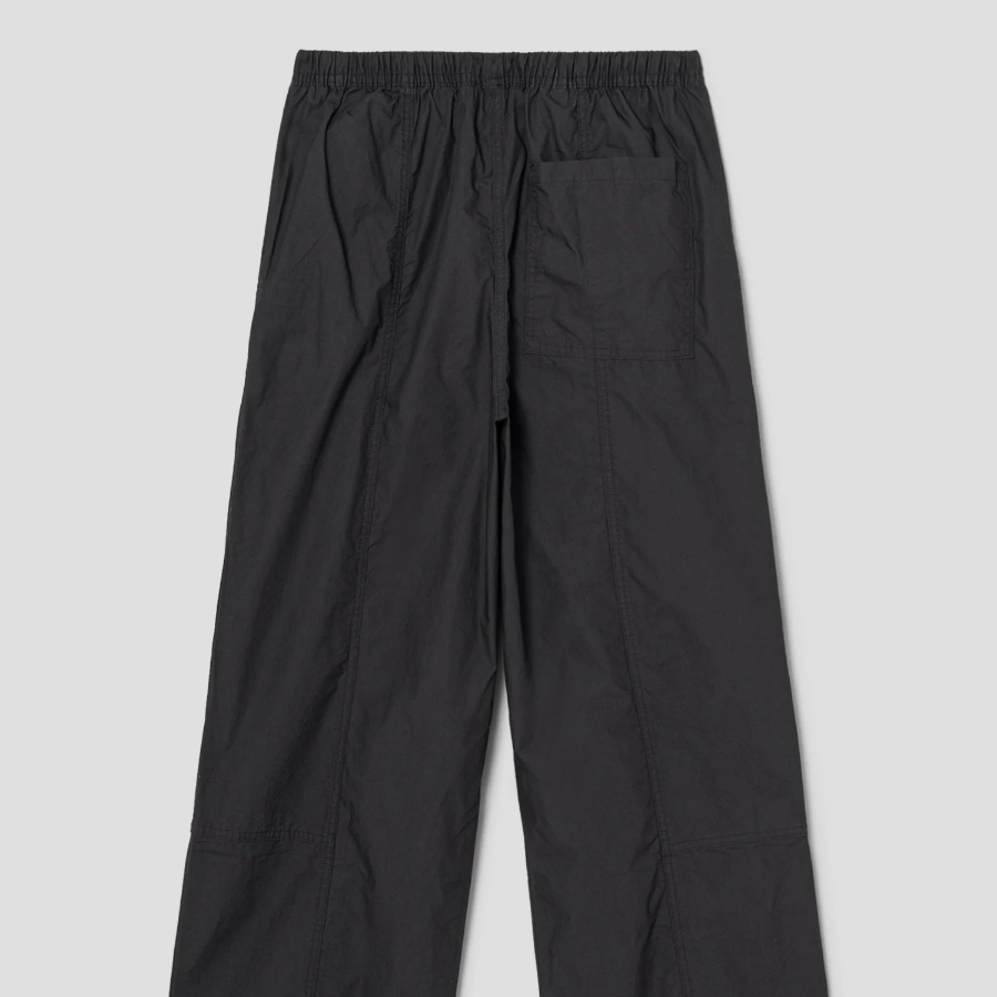 Cotton String Banding Pants — Ash