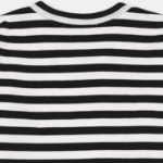 PLAY COMME DES GARÇONS (Kids) Red Heart Wappen Stripe Sweatshirt – Black/White